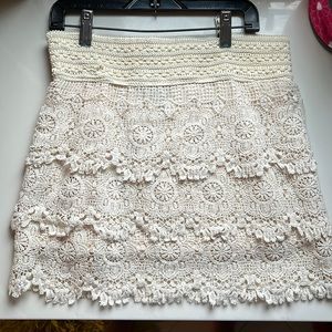 Crochet skirt